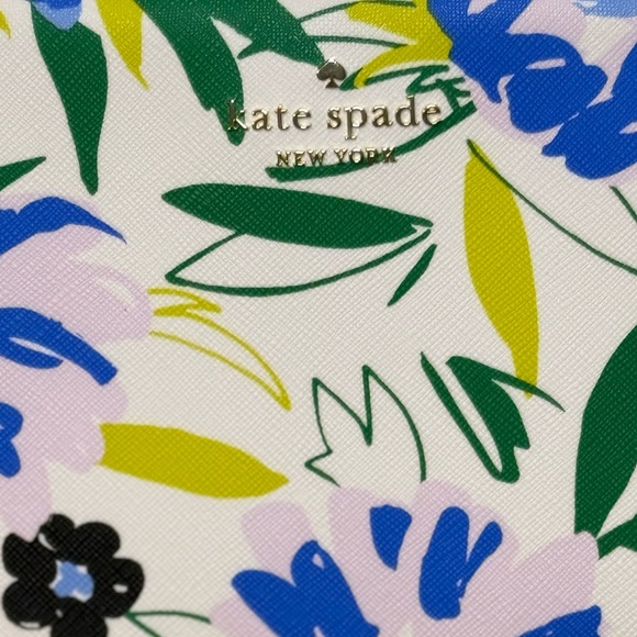 Kate Spade Blue and Green Floral Sleeve - Picture 2 of 6